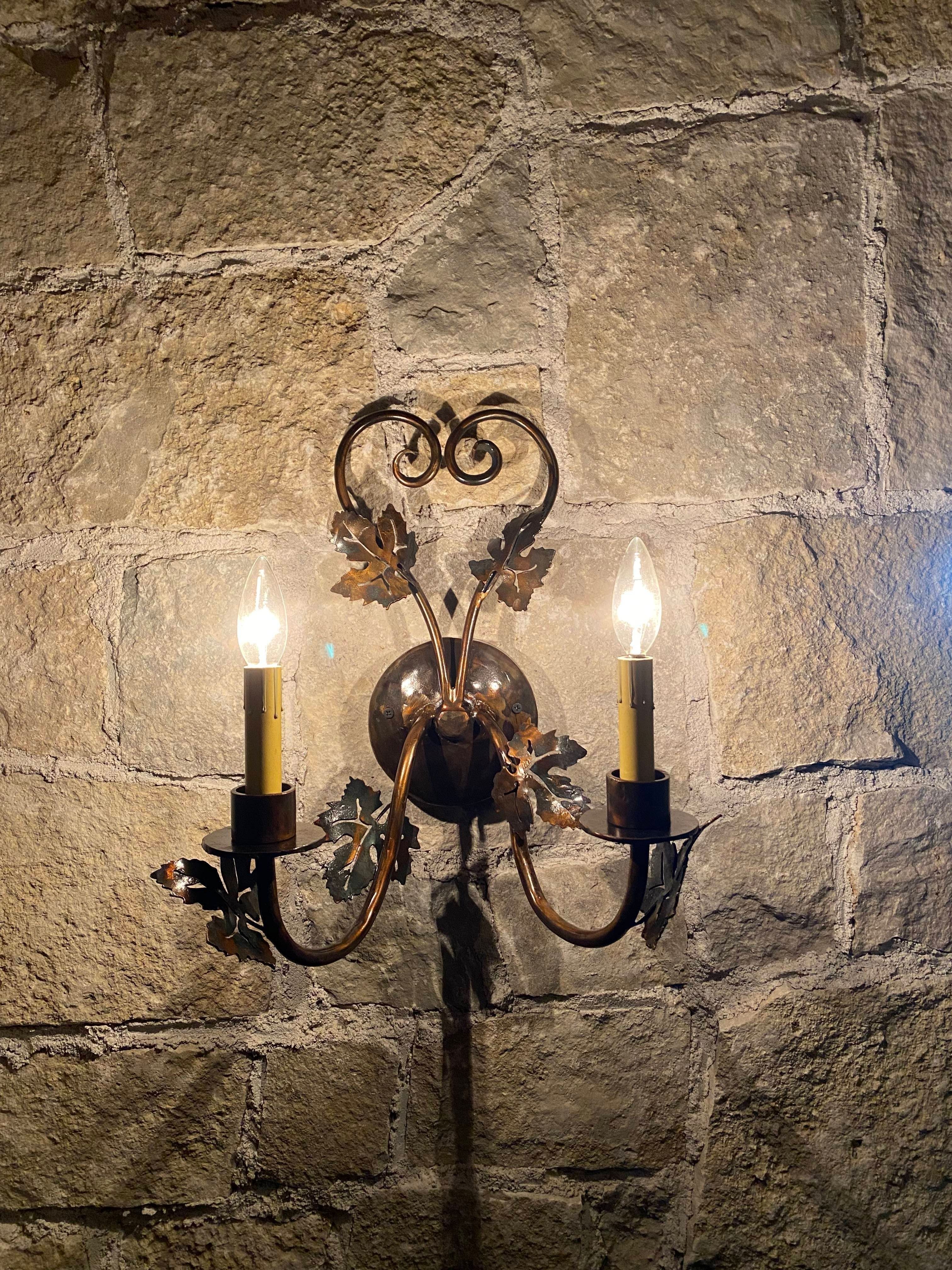 Handcrafted Metal Candle Holder