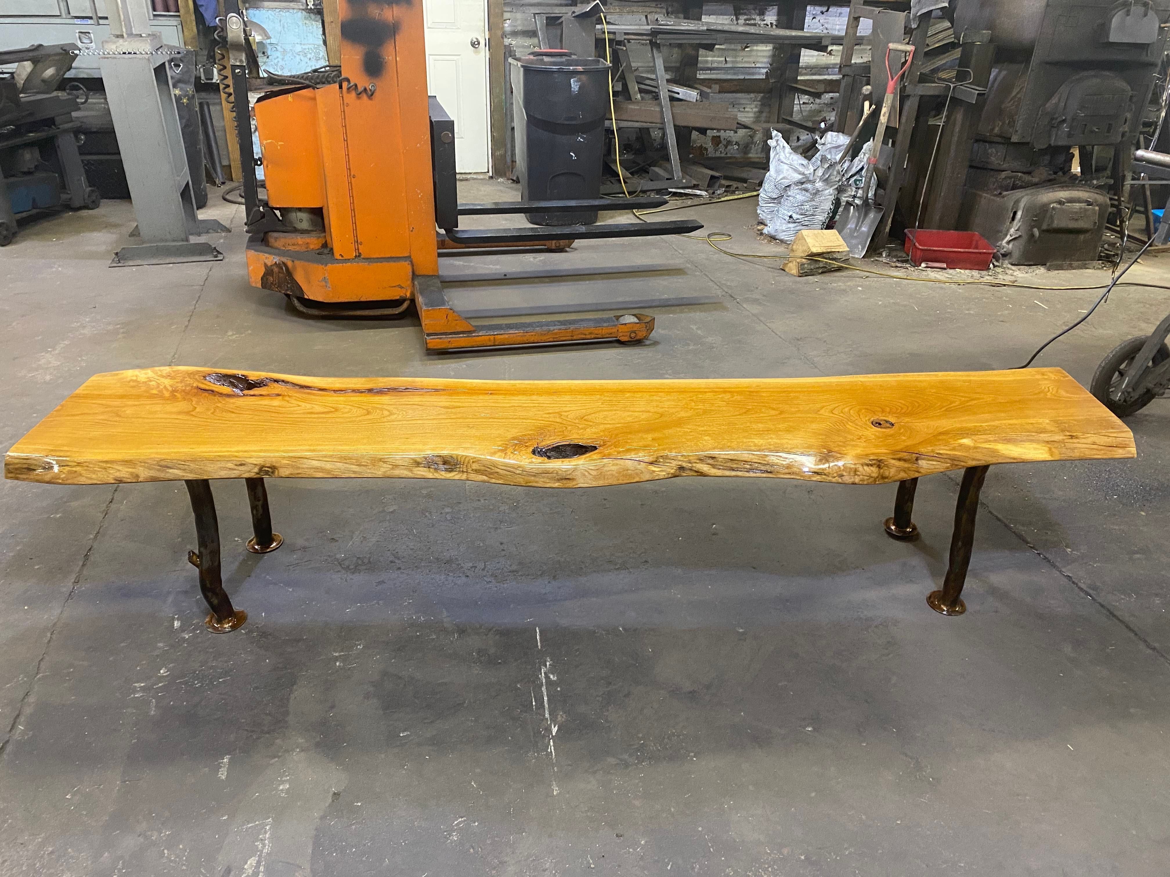 Live Edge Bench