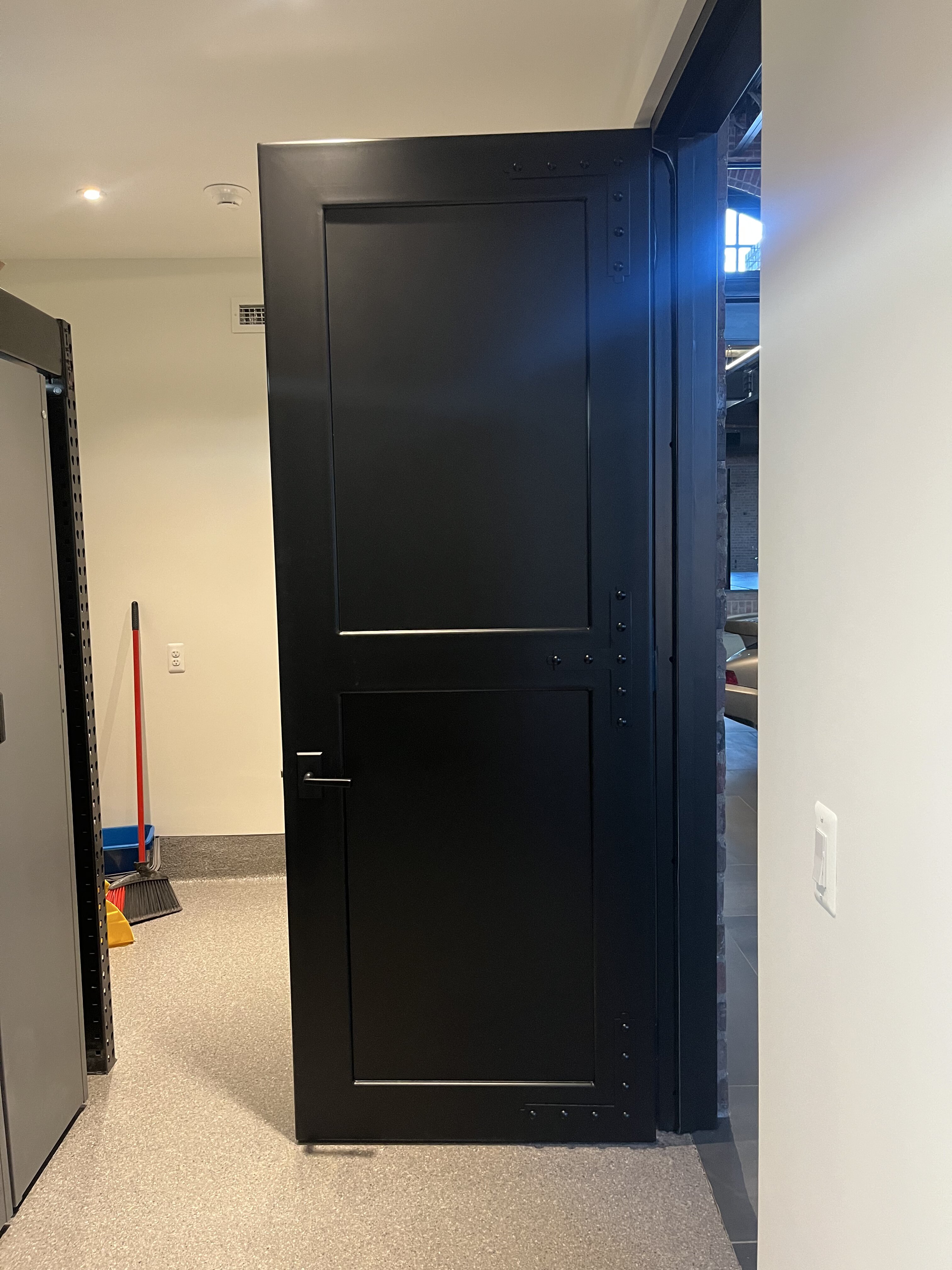 Patina Steel Bi-fold Doors