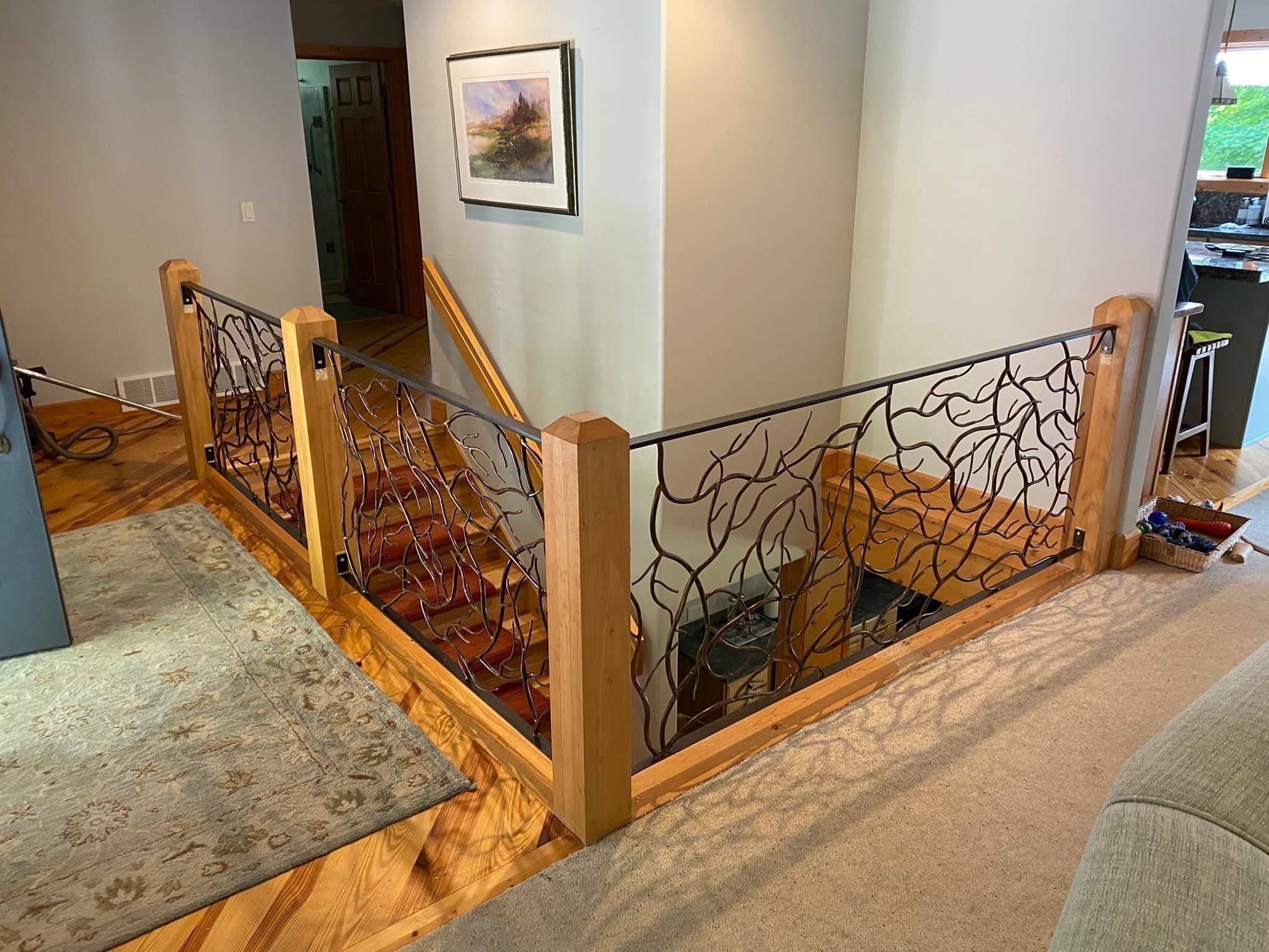 Handcrafted Metal Railing